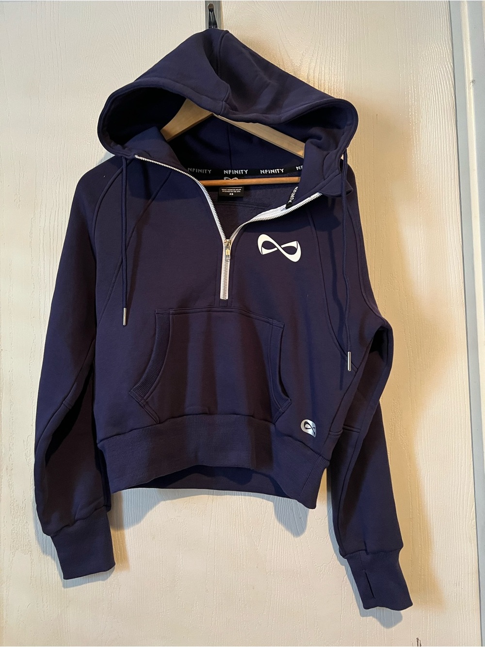 Nfinity Cheerleading Navy Blue Hoodie Adult Sz XS